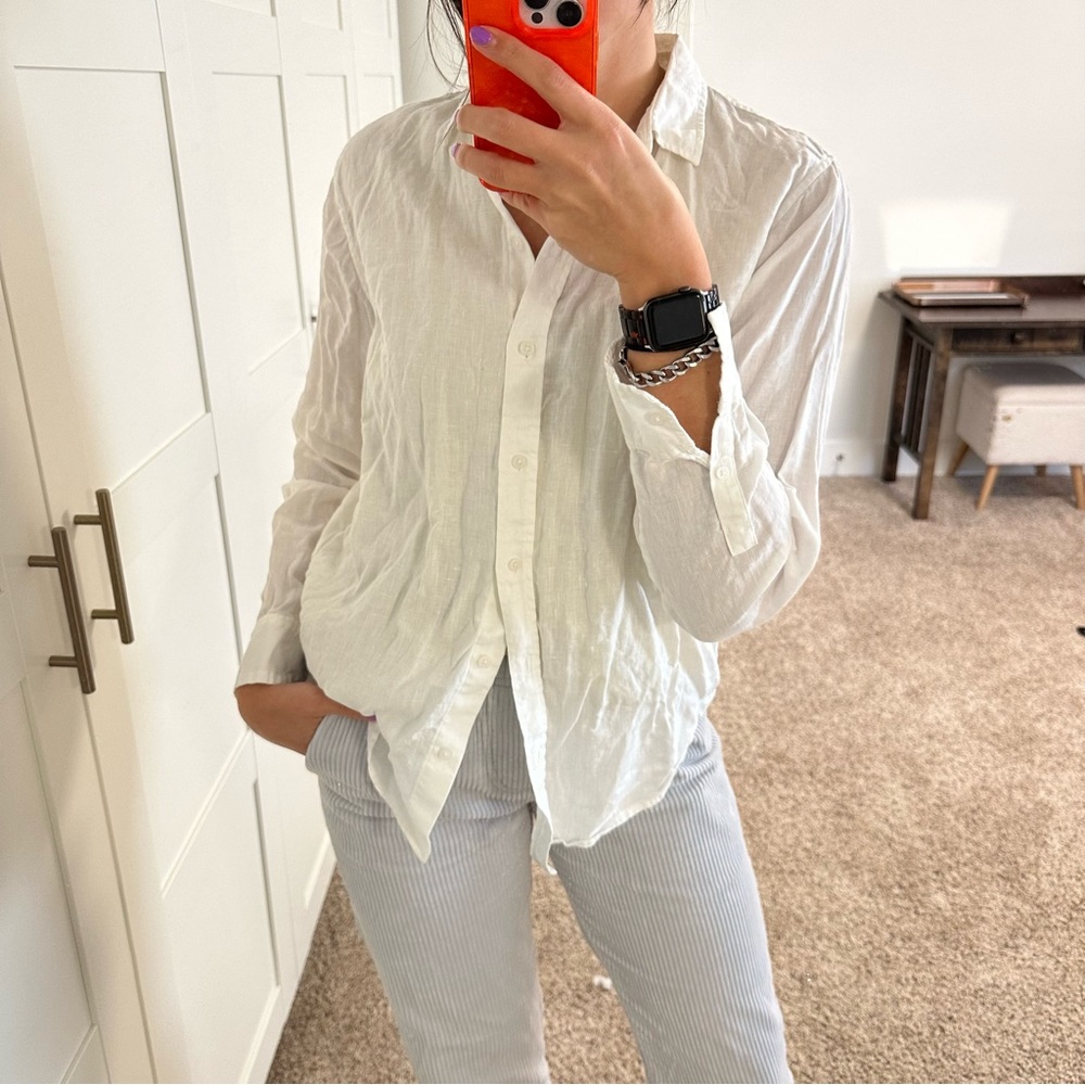 Everlane 100% linen button down